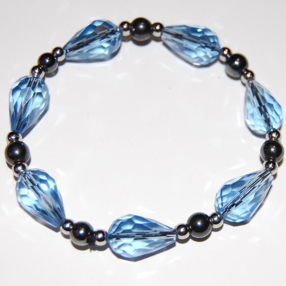 2 Pcs,Necklace,Bracelet,Magnetic Necklace,Magnetic Bracelet,Glass,Magnetic Beads - Picture 4 of 4